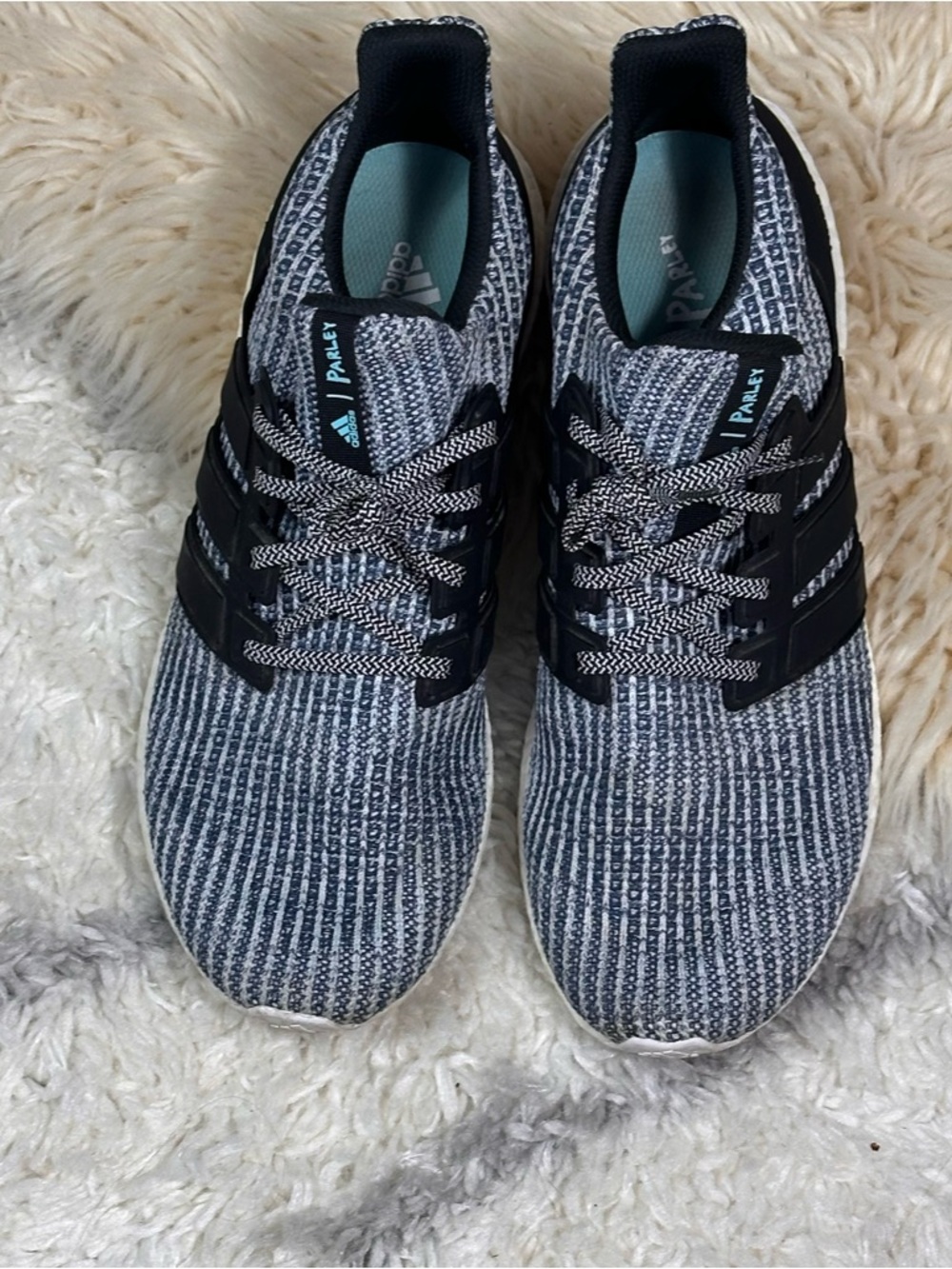 Adidas UltraBoost 4.0 Parley Men's Running Shoes carbon blue